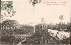 1911, Cochinchine, picture postcard franked (on view side) at 5c ...