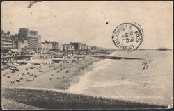 1909, Great Britain, picture postcard, franked with (1x) one penny ...