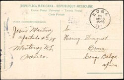 1910, Mexico, picture postcard, franked (on view side) with (1x) 1c ...