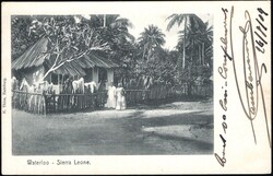 1909, Sierra Leone, picture postcard franked at 1d (Y&amp;T 76), sent ...