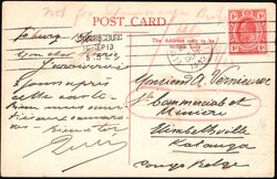 1913, South Africa, picture postcard franked at 1d (Y&amp;T Transvaal ...