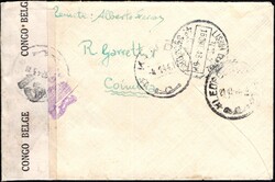 1943, Portugal, envelope franked at 1,80e , sent from Coimbra October ...