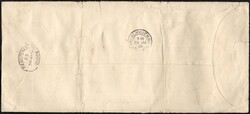 1919, Ruanda Urundi, registered postage free envelope, franked with ...