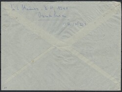 1960, Ruanda Urundi, airmail envelope, franked with (1x) 6,50fr+3 ...