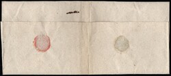 1817, envelope from Belgium, large format, without content (probably ...