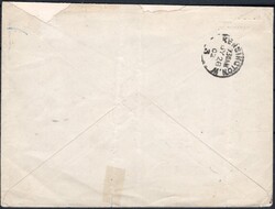 1902, Madagascar, lettre affranchie avec une paire horizontale du 05 ...