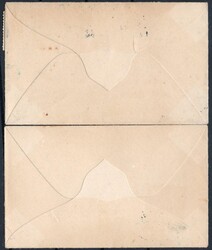 1903, Madagascar, lot de deux imprimés (lettres petits formats), ...