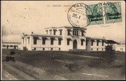 1914, German Morocco, destination France, picture postcard, franked ...