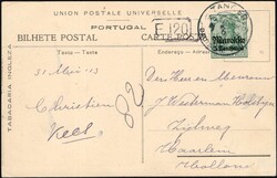 1913, German Morocco, destination Netherlands, picture postcard, ...