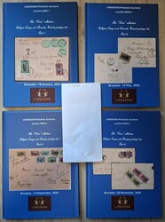 ensemble de 4 catalogues de vente Lindekens Philatelic Auctions "The ...