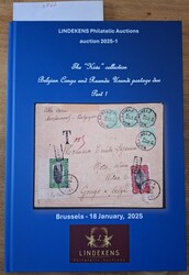 catalogue de vente Lindekens Philatelic Auctions "The Kivu collection ...