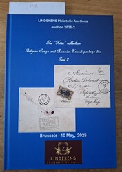 catalogue de vente Lindekens Philatelic Auctions "The Kivu collection ...