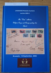 catalogue de vente Lindekens Philatelic Auctions "The Kivu collection ...