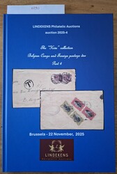 catalogue de vente Lindekens Philatelic Auctions "The Kivu collection ...