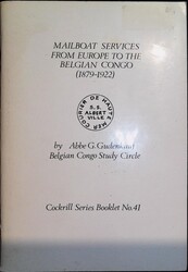G. Gudenkauf, "Mailboat services from Europe to the Belgian Congo ...