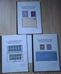 ensemble de 3 livres par L. Tavano "Etat Indépendant du Congo - ...