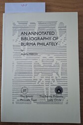 A. Meech, "An annotated bibliography of Burma philately", édition ...