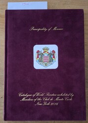 "Catalogue of World Rarities exhibited by Member of the Club de Monte ...