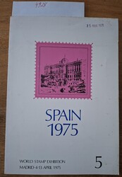 "Espana 75 - world stamp exhibition Madrid 4-13 April 1975", 64pg, ...