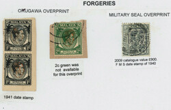 Malaya Japanese Occupation 1942-5 used collection Used collection ...