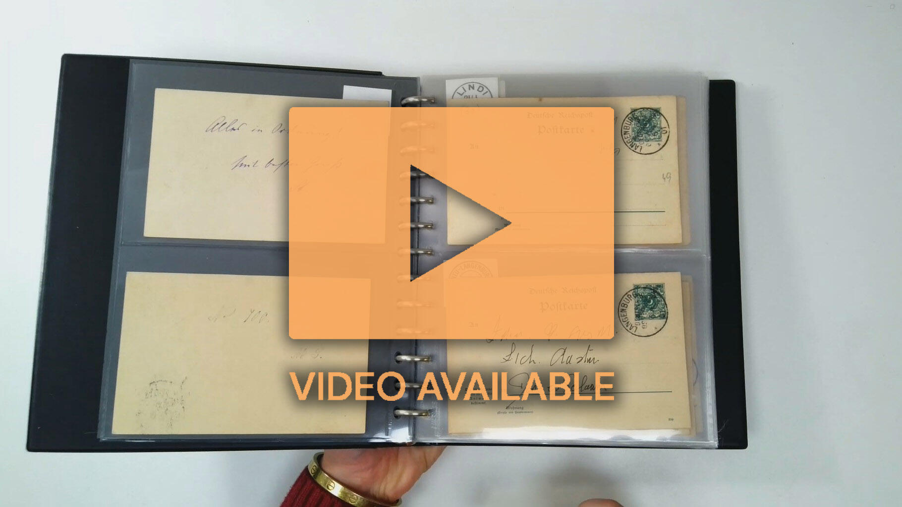 German East Africa postal stationery used accumulation Postal ...