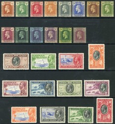 Cayman Islands 1905-35 selection mint 1905-35 mint selection ...