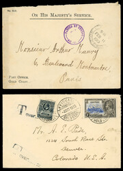 2805: Goldküste - Briefe Posten