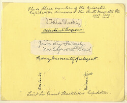 Antarctica 1907-09 Nimrod Expedition autograph collection Nimrod ...