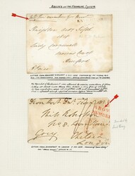 GB 1791-1839 pre-stamp cover group 1791-1839 interesting group of ...