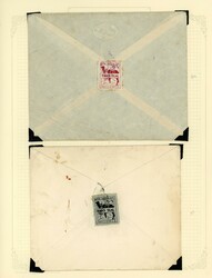 Egypt 1932-39 collection of covers (16) on leaves 1932-39 collection ...