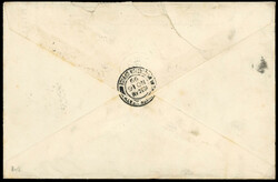 Falkland Islands SG 34 OHMS registered cover to UK 1899 (OC 16) ...