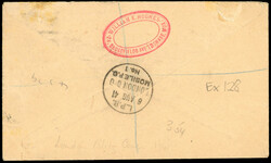 GB 1941 Mobile Post Office cover 1941 registered envelope bearing ½ ...