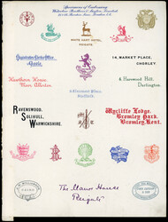 Waterlow Brothers Specimens of Embossing pages and samples Specimens ...