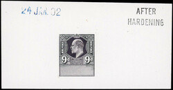 GB Unappropriated Die KEVII 9d Die proof Unappropriated Dies. KEVII ...