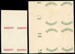 GB Bankruptcy 1873 proofs of appropriation name Bankruptcy. 1873 ...