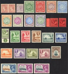 Antigua mint selection 1863-1948 mint selection arranged on ...