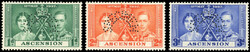 Ascension 1937 Coronation set perforated SPECIMEN SG 35s-37s 1937 ...