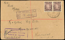 Papua New Guinea 1945 Australian Forces cover Australian Forces. 1945 ...