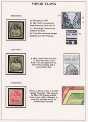 St Helena Badge issue 'Minor Flaws' collection 1922-37 ‘Minor ...