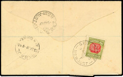 Solomon Islands 1940 Vanikoro cover 1940 registered airmail envelope ...