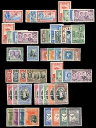 CW KGVI era Specimens on leavesKGVI era Specimens, fine large part o ...