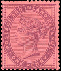 GB SG 172 1881 1d lilac colour trial 1881 1d lilac colour trial, o.g. ...