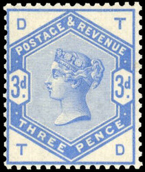 GB SG 191 1884 3d colour trial 1884 3d lilac colour trial printed in ...