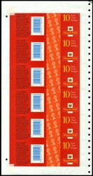 GB SG 1667 1997 Harrisons/DLR self adhesive booklet trial sheets 1997 ...