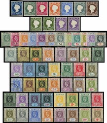 GAMBIA: 1869-1963 mint collection neatly presented on Hagner sheets ...