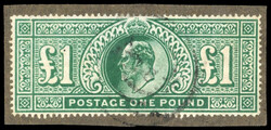 GB KEVII £1 Lowden Forgery used 1902-13 King Edward VII ‘Lowden’ ...