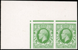GB 1934 Photogravure 1½d colour trial pair 1934 Photogravure 1½d ...
