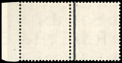 GB: 1957 Graphite-line 2d light red-brown, mint marginal pair variety ...