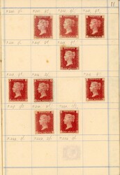 GB mint collection in two 'old time' approval books 1841-1884 ‘old ...