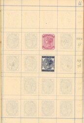 GB mint collection in two 'old time' approval books 1841-1884 ‘old ...